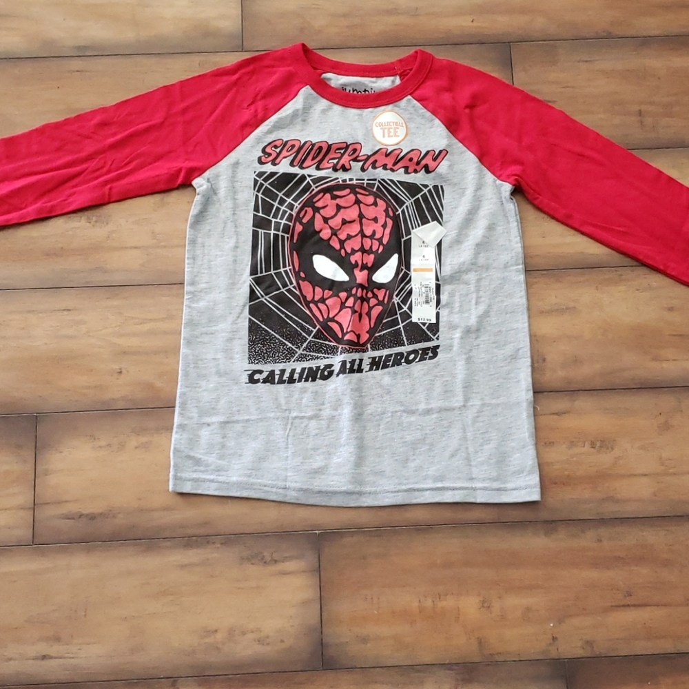 Spiderman Raglan Tee - Picture 1 of 3